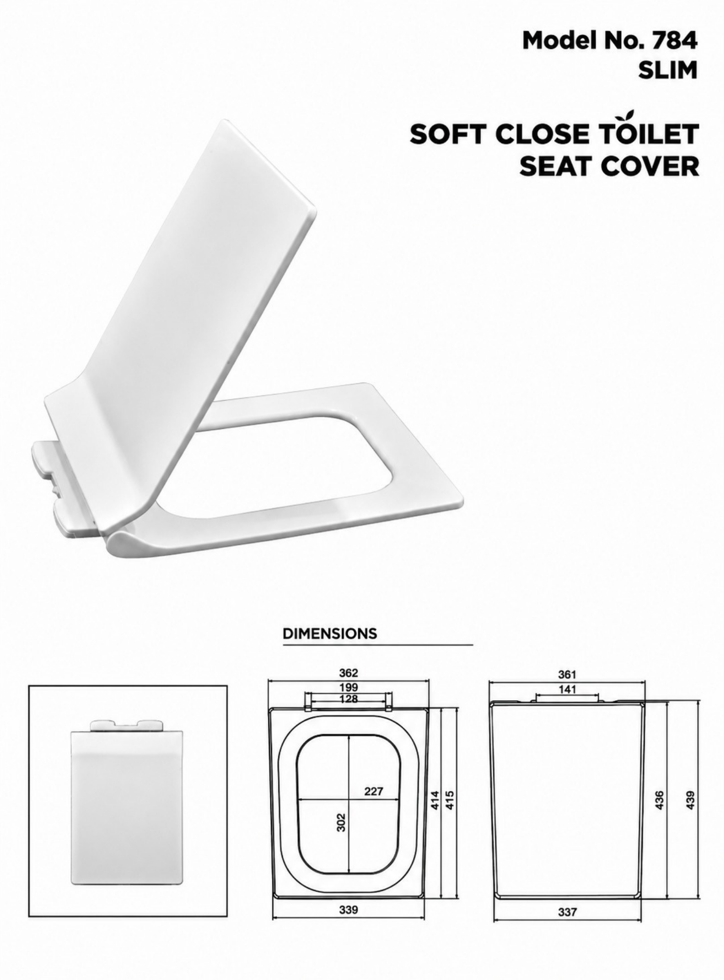 Model No.  784 Soft Close